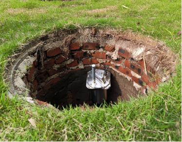 地下管網低功耗采集微系統安裝效果圖